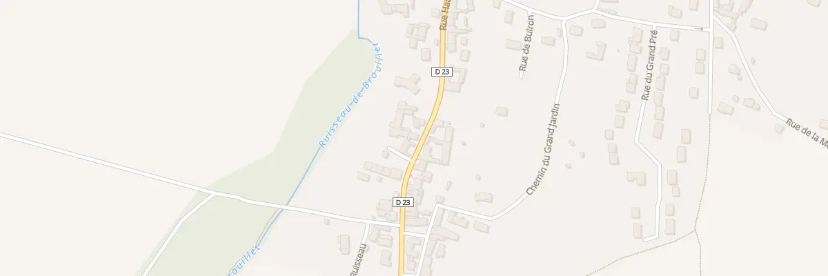Plan du 38 Rue Haute à Crugny