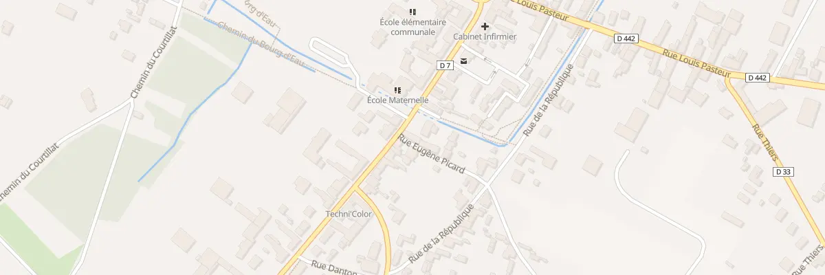 Plan du 23 Rue Picard Vallot à Marigny-le-Châtel