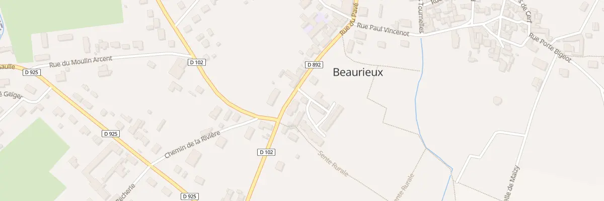Plan du 9 Rue du Pavé à Beaurieux