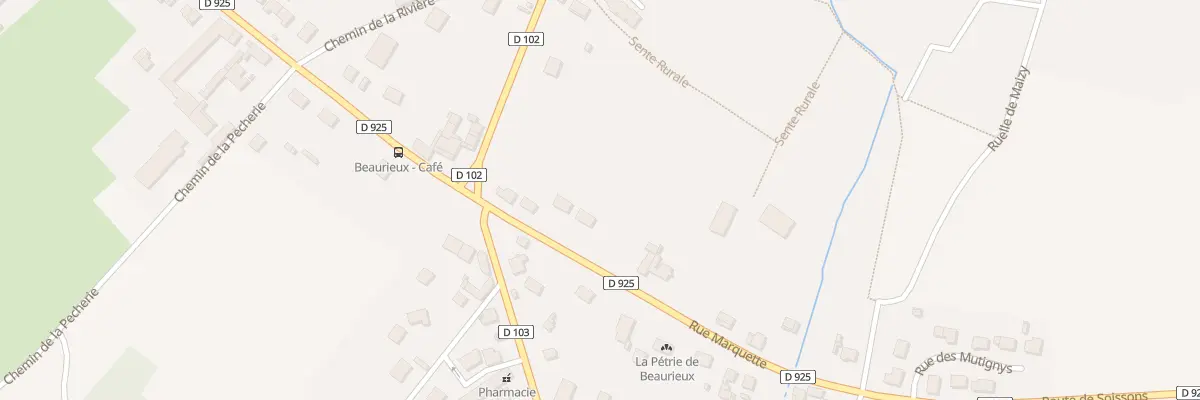 Plan du 3 Rue Marquette à Beaurieux
