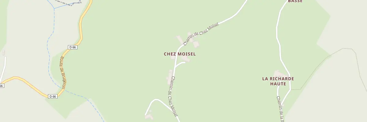 Plan du 5017 Chez Moisel à Saint-Pierre-la-Bourlhonne