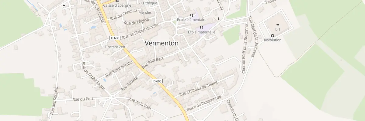 Plan du 20 Rue Paul Bert à Vermenton