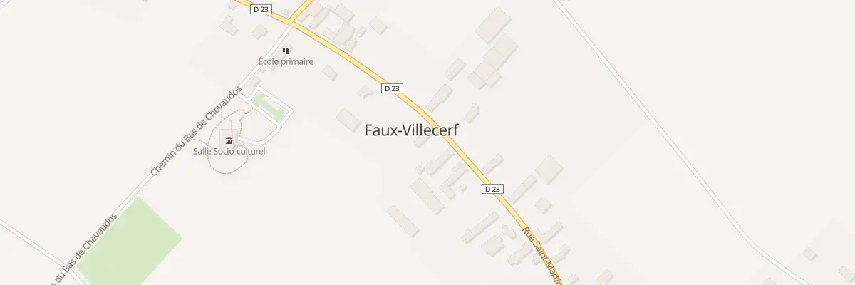 Plan du 21 Rue saint Martin à Faux-Villecerf