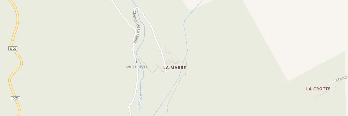 Plan du 5029 La Marre à Saint-Martial