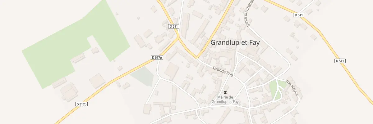 Plan du 13 Gr Gde Rue à Grandlup-et-Fay