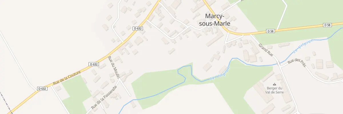 Plan du 11 Rue de l’Eglise à Marcy-sous-Marle