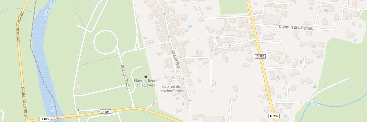 Plan du 855 Gr Grand Rue à Saint-Bauzille-de-Putois