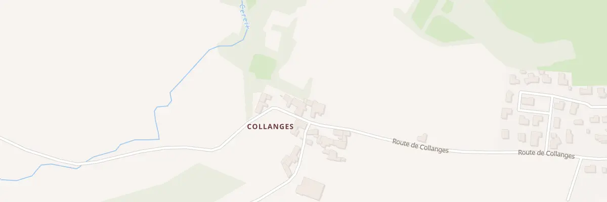 Plan du 4 Collanges à Loudes