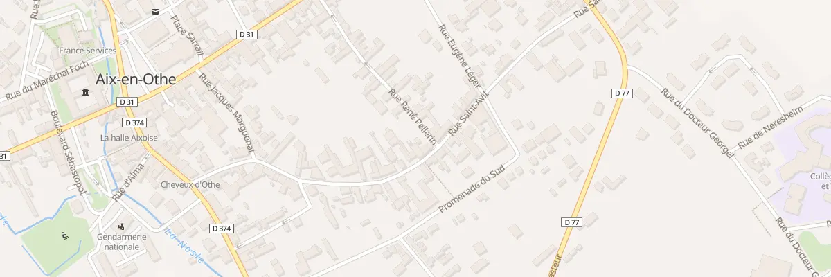 Plan du 25 Rue Saint Avit à Aix-Villemaur-Pâlis