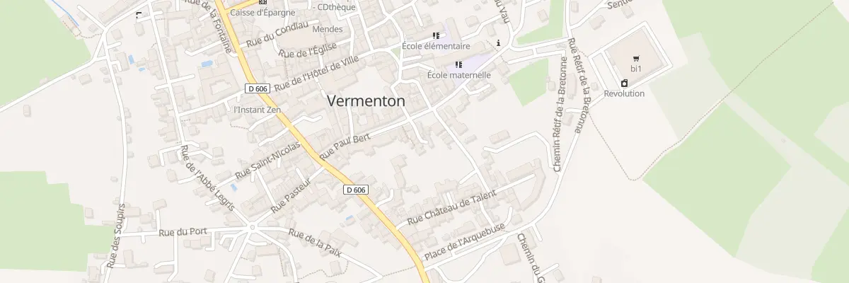 Plan du 20 Rue Paul Bert à Vermenton