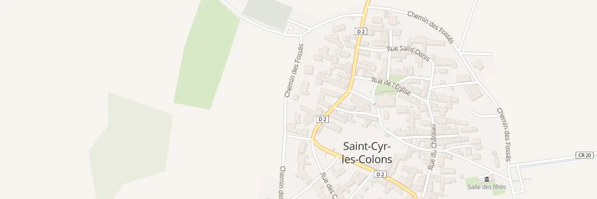 Plan du 6 Che des Fossés à Saint-Cyr-les-Colons