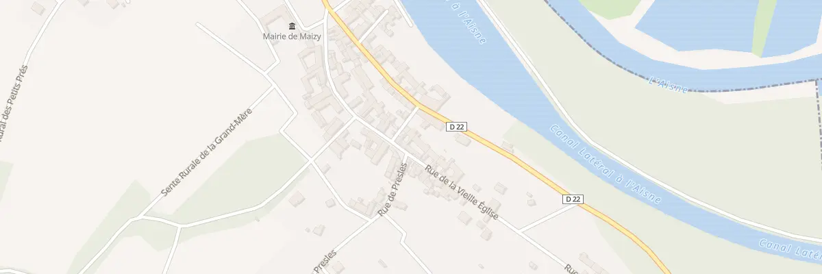 Plan du 21 Rue de la Vieille Eglise à Maizy