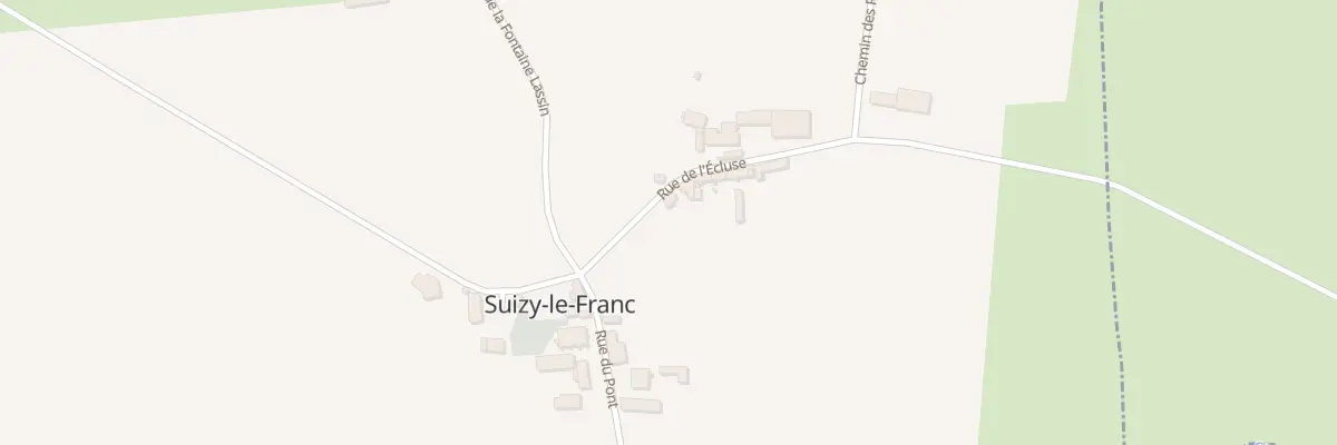 Plan du 2 Rue de l’Ecluse à Suizy-le-Franc