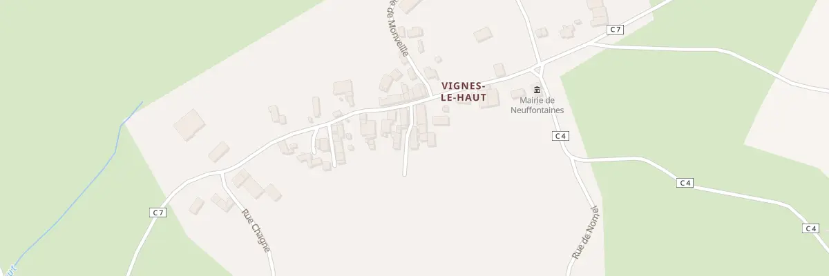 Plan du 2 Sen des Facteurs à Neuffontaines