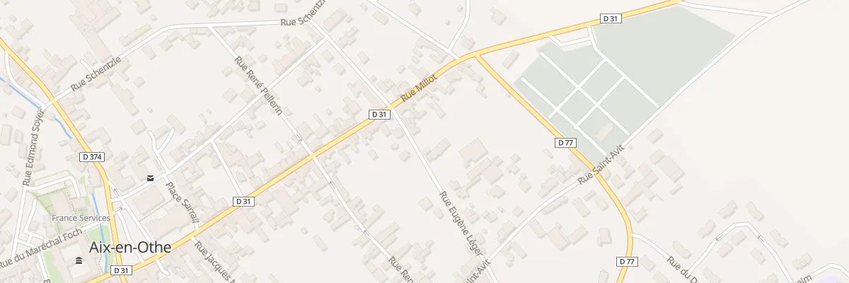 Plan du 1B Rue Eugène Leger à Aix-Villemaur-Pâlis