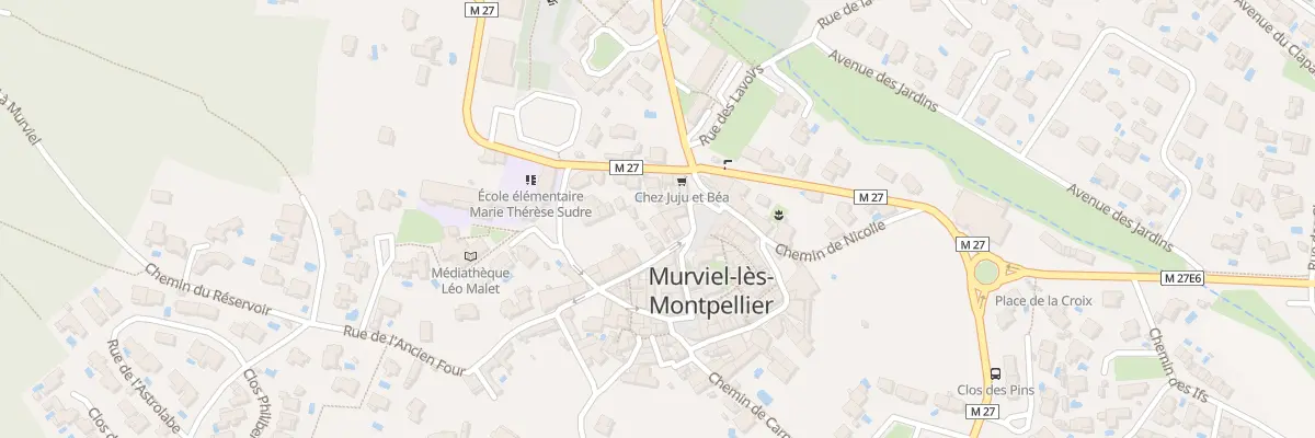 Plan du 2 Rue de la Vierge à Murviel-lès-Montpellier