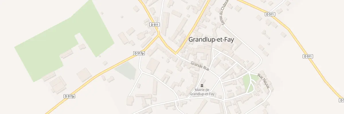 Plan du 11 Gr Gde Rue à Grandlup-et-Fay