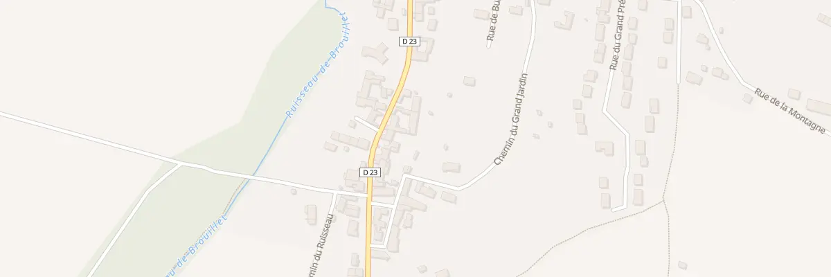 Plan du 39 Rue Haute à Crugny