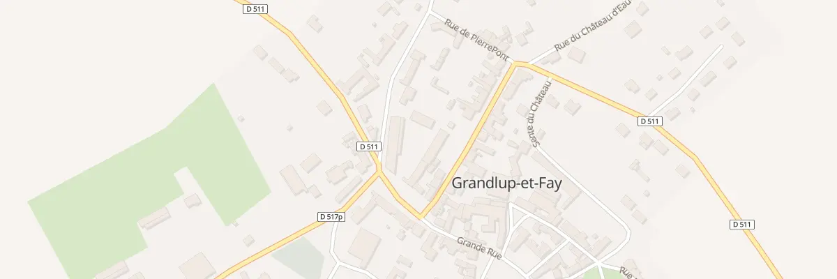 Plan du 16 Gr Gde Rue à Grandlup-et-Fay