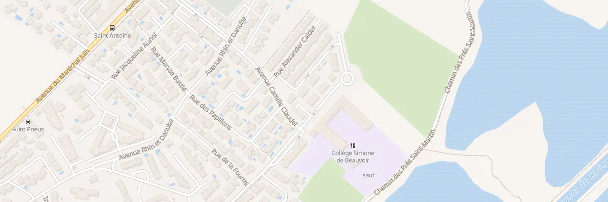 Plan du 40 Av Emile Zola à Frontignan