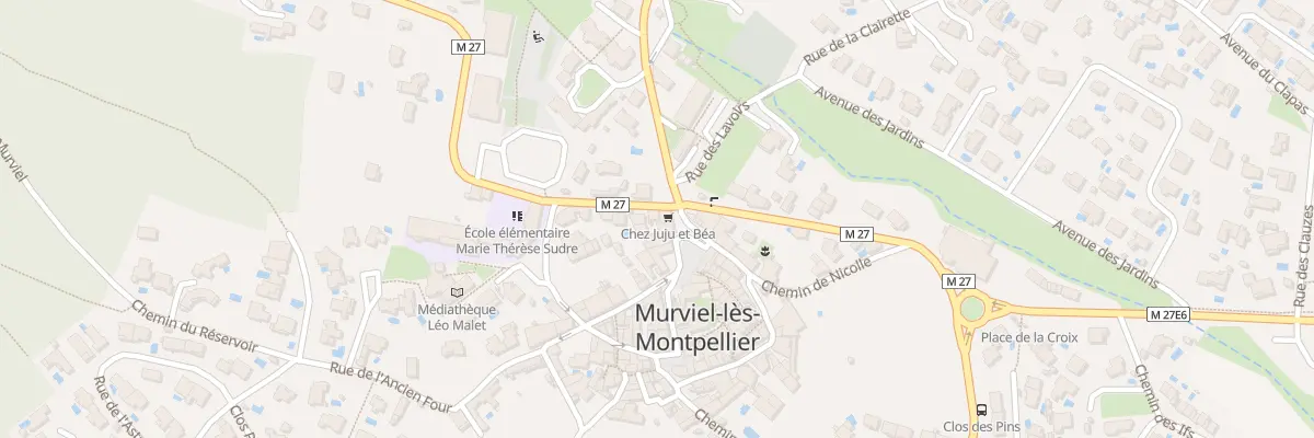 Plan du 1F Rue des Platanes à Murviel-lès-Montpellier