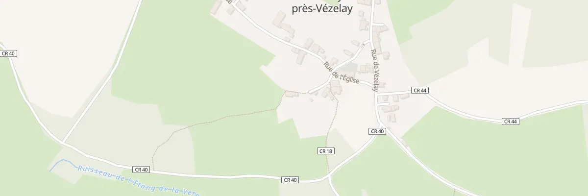 Plan du 11 Rue de l’Eglise à Fontenay-près-Vézelay