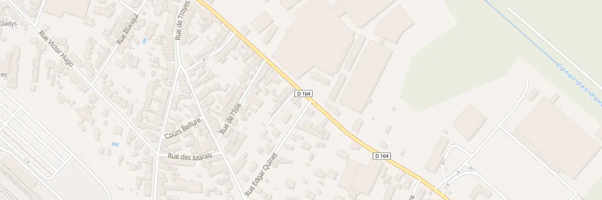 Plan du 160 Rue Gornet Boivin à Romilly-sur-Seine