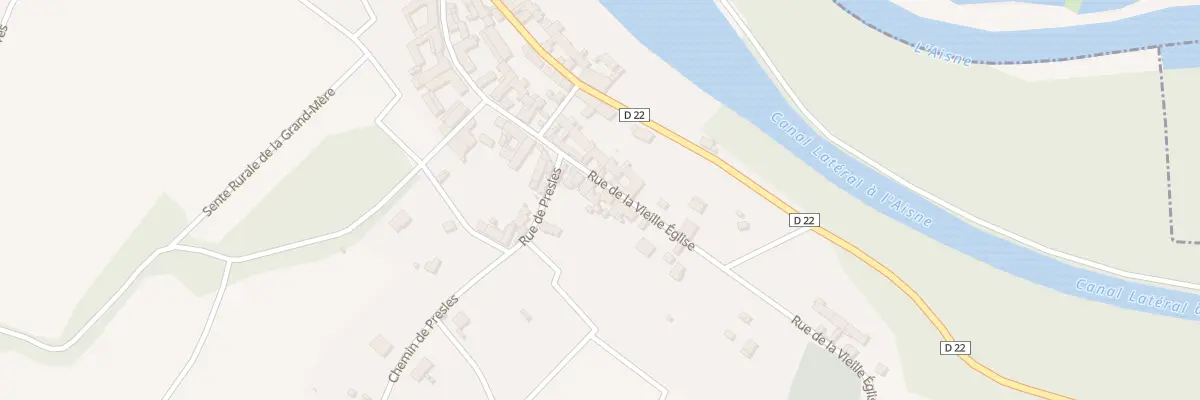 Plan du 24 Rue de la Vieille Eglise à Maizy