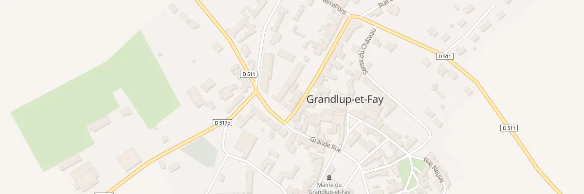 Plan du 3 Rue de Favières à Grandlup-et-Fay