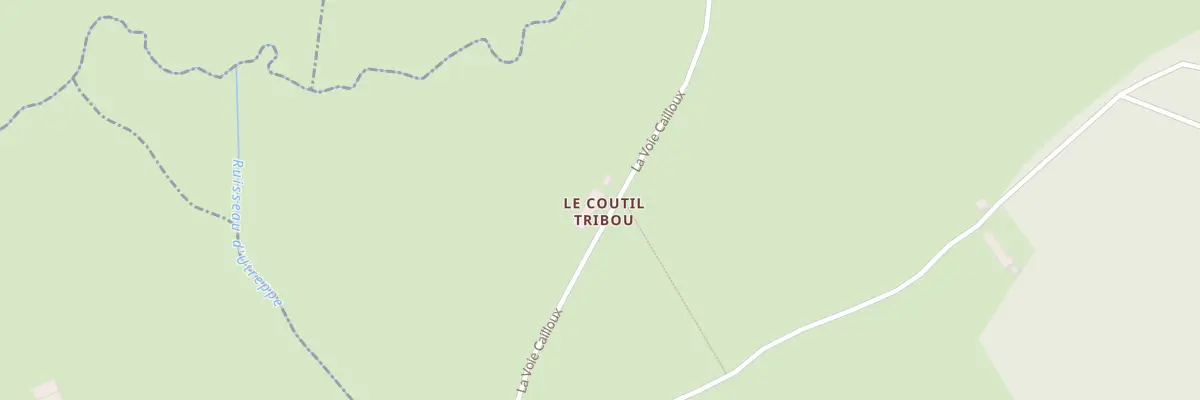 Plan du 2 La Voie Cailloux à Leschelle