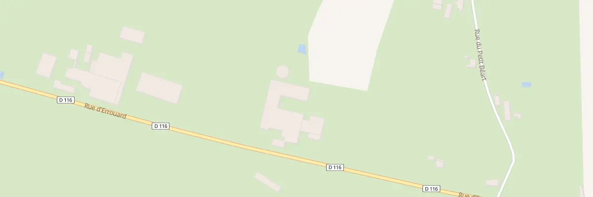 Plan du 1770 Rue d’Errouard à Prisches