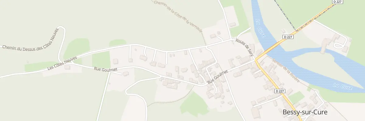Plan du 48 Rue Goulmet à Bessy-sur-Cure