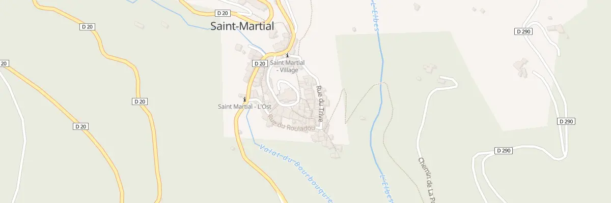 Plan du 16 Pl de l’Eglise à Saint-Martial