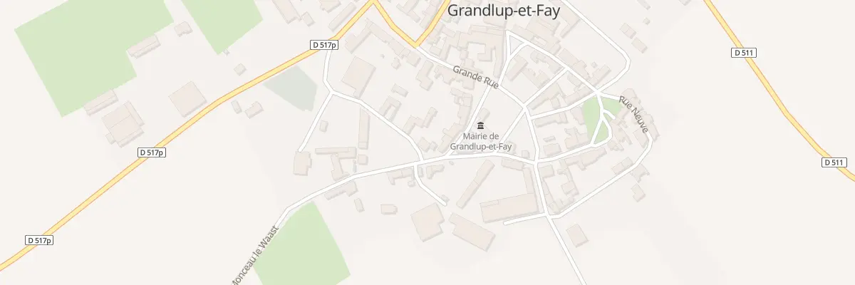 Plan du 2 Rue de la Salle Polyvalente à Grandlup-et-Fay