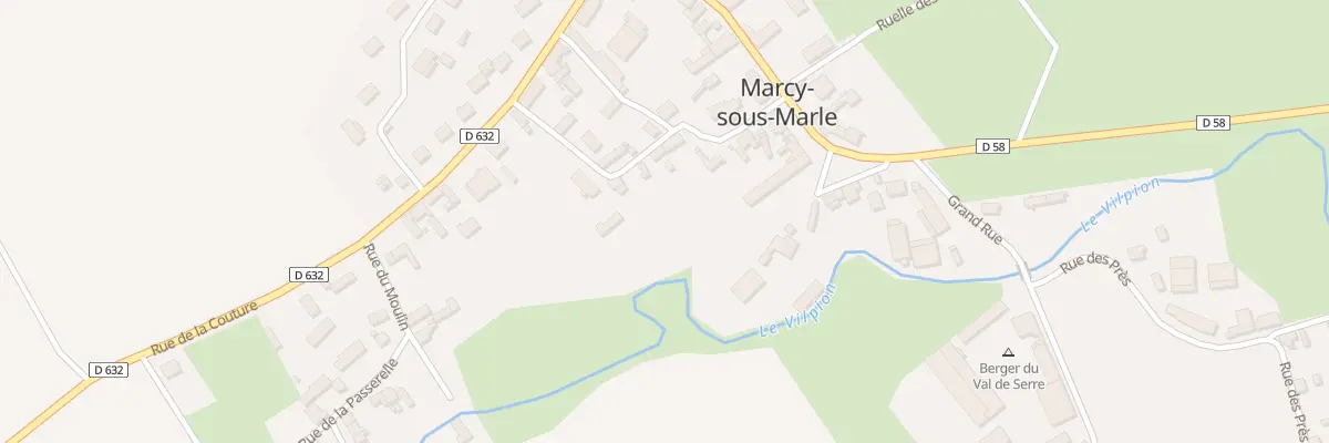 Plan du 9A Rue de l’Eglise à Marcy-sous-Marle