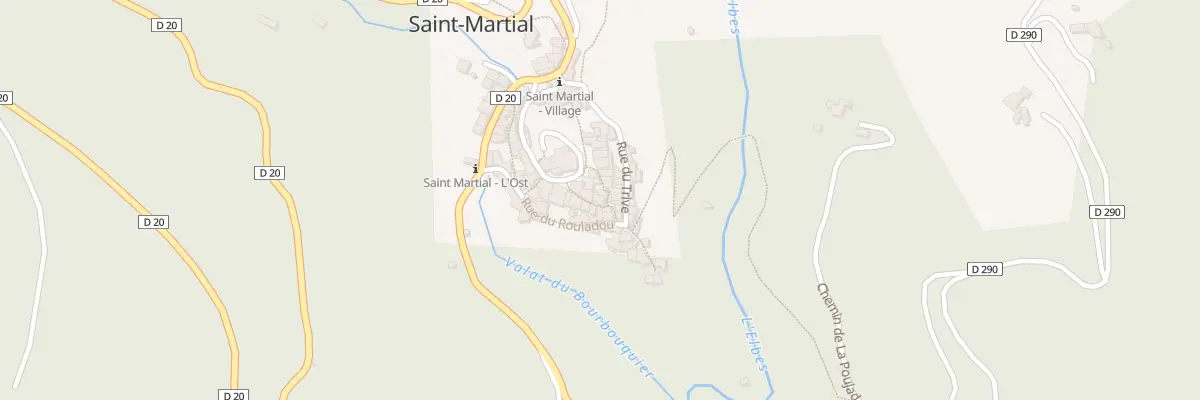 Plan du 5124 Le Village à Saint-Martial