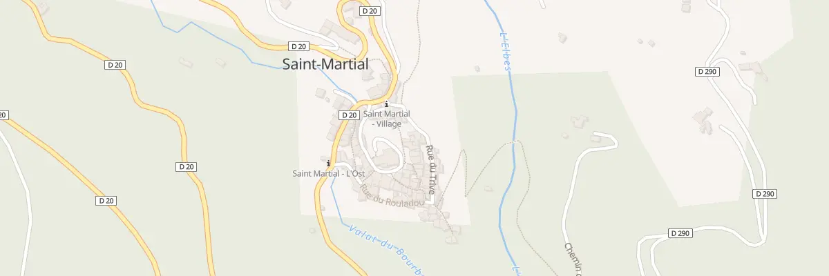 Plan du 5167 Le Village à Saint-Martial