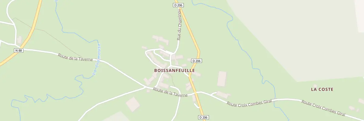 Plan du 5100 Boissanfeuille à Chaudeyrac