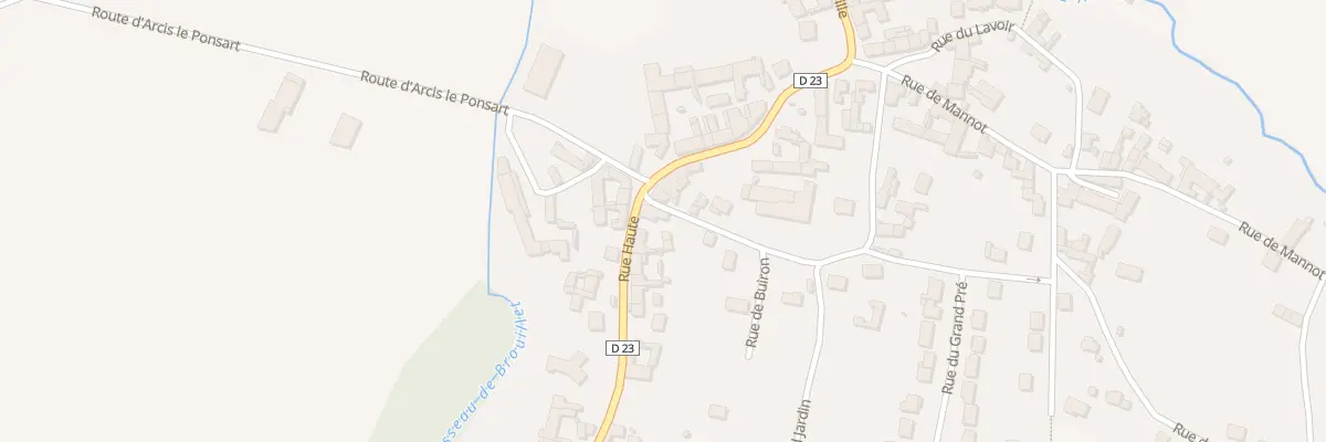 Plan du 17 Rue Haute à Crugny
