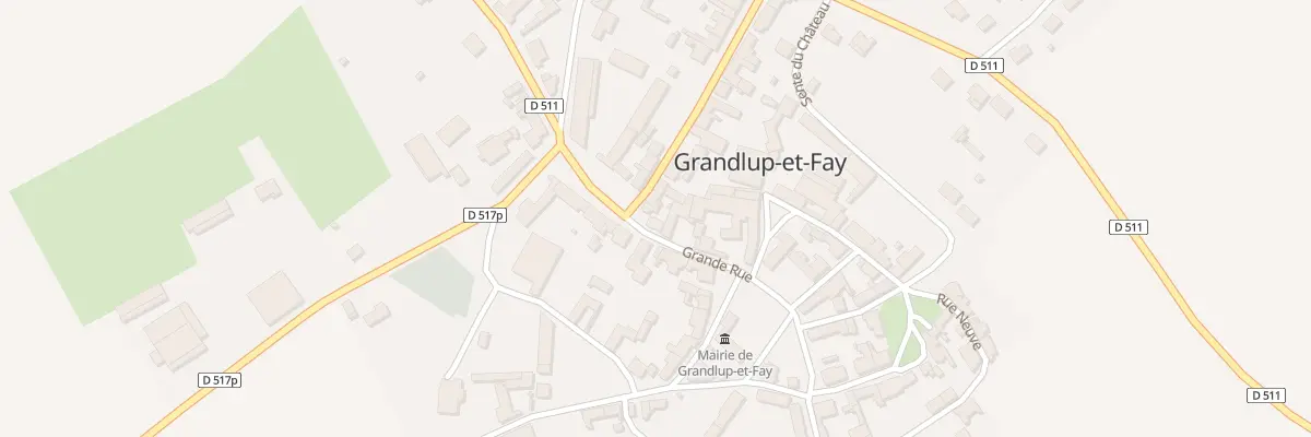Plan du 14 Gr Gde Rue à Grandlup-et-Fay