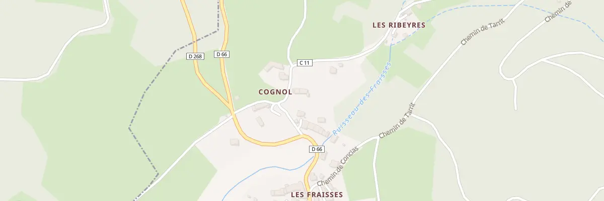 Plan du 5895 Cognol à Job