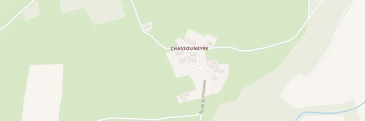 Plan du 5090 Chassouneyre à Dore-l’Église