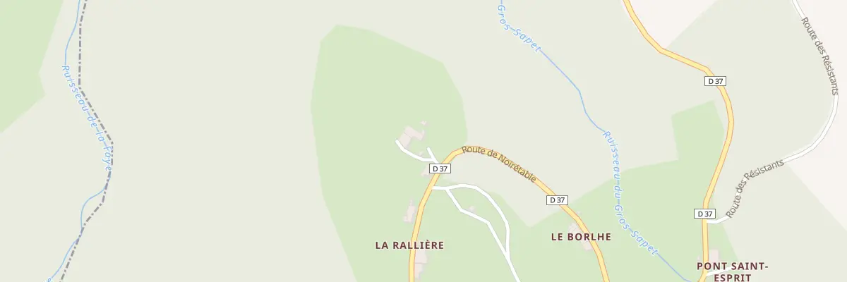 Plan du 5135 La Ralliere au Brugeron