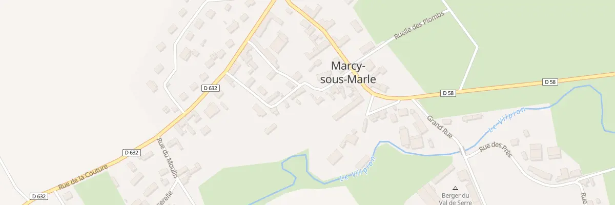 Plan du 5 Rue de l’Eglise à Marcy-sous-Marle