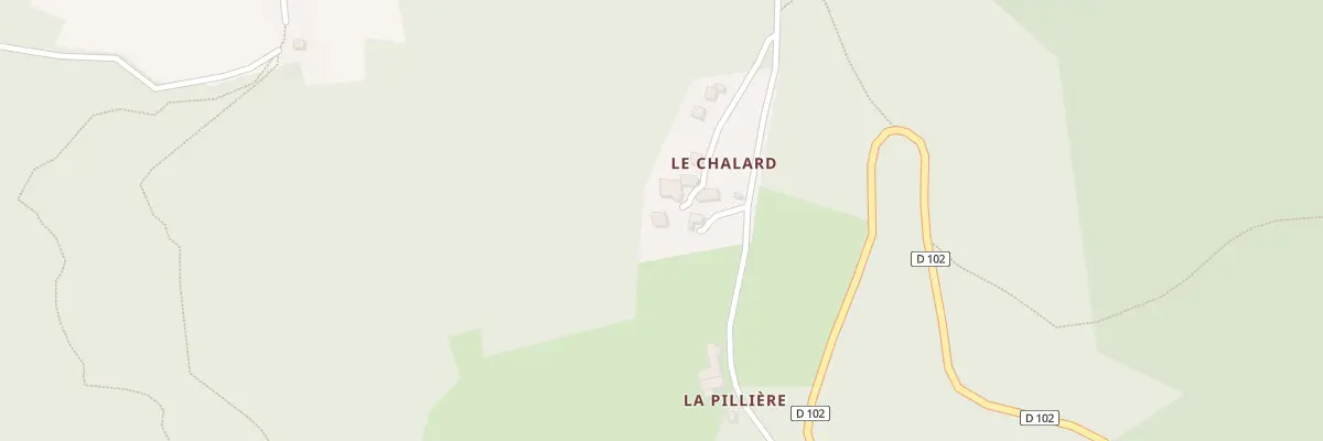 Plan du 5339 Le Chalard au Brugeron
