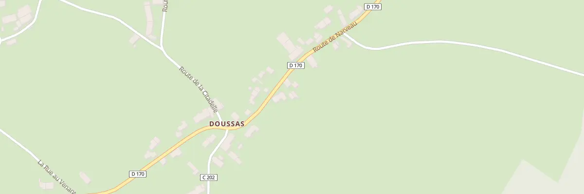 Plan du 8 Rte de Narvau à Cervon