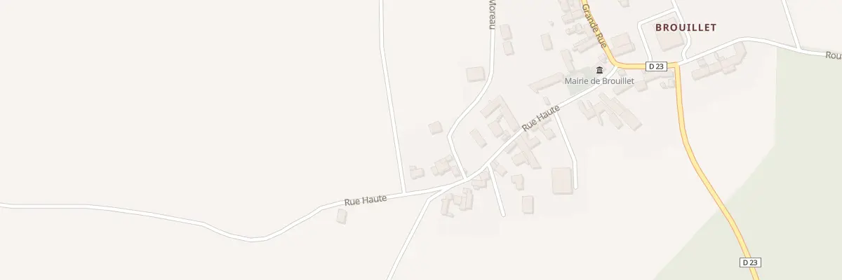 Plan du 9000 Au Dessus du Village à Brouillet