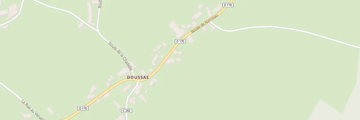 Plan du 273 Doussas à Cervon