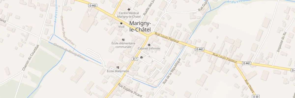 Plan du 5B Rue Picard Vallot à Marigny-le-Châtel