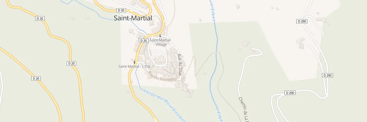 Plan du 5121 Le Village à Saint-Martial